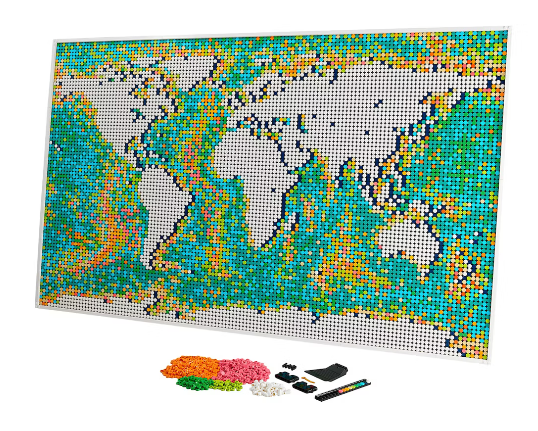 LEGO World Map Set 31203