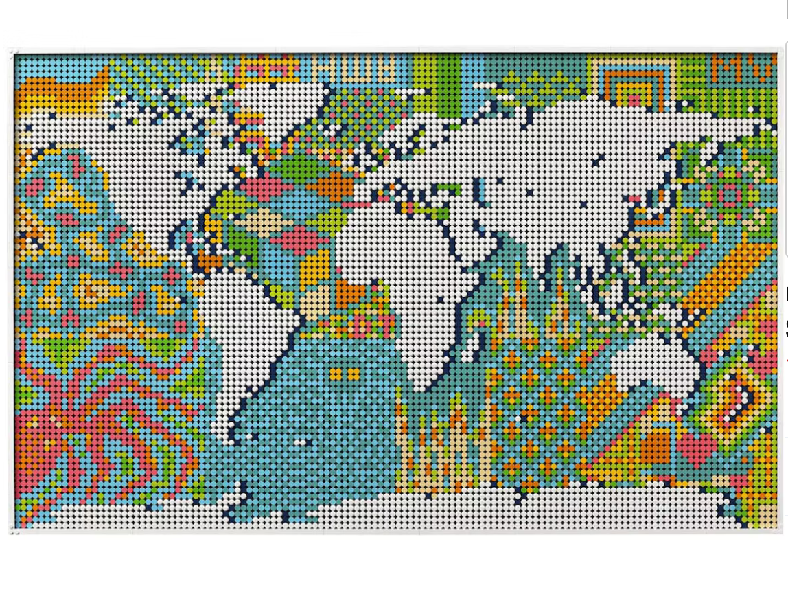 LEGO World Map Set 31203