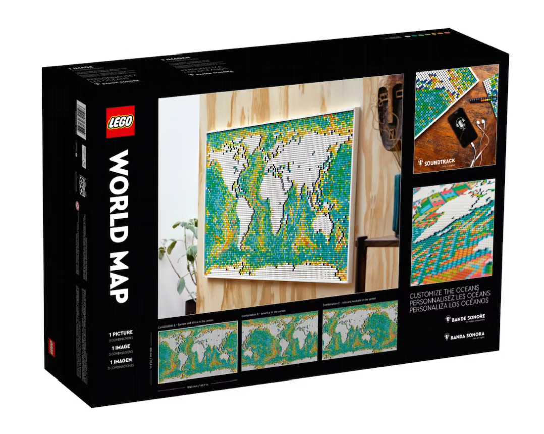 LEGO World Map Set 31203