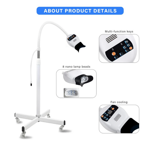 LED歯のホワイトニングランプ,プロの歯科用器具,歯のホワイトニング,迅速な歯のための