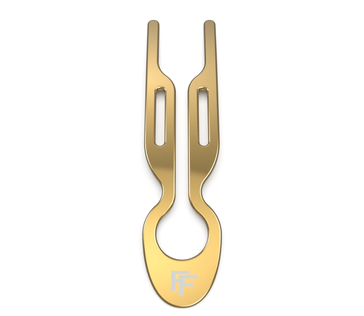 Nº1 HAIRPIN Steel | Yellow Gold finish