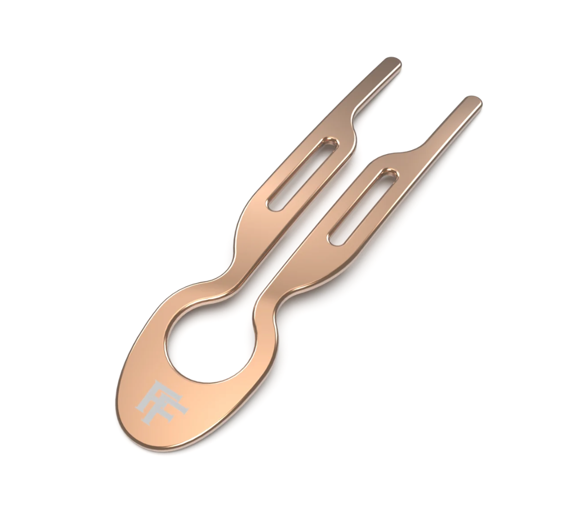 Nº1 HAIRPIN Steel | Yellow Gold finish