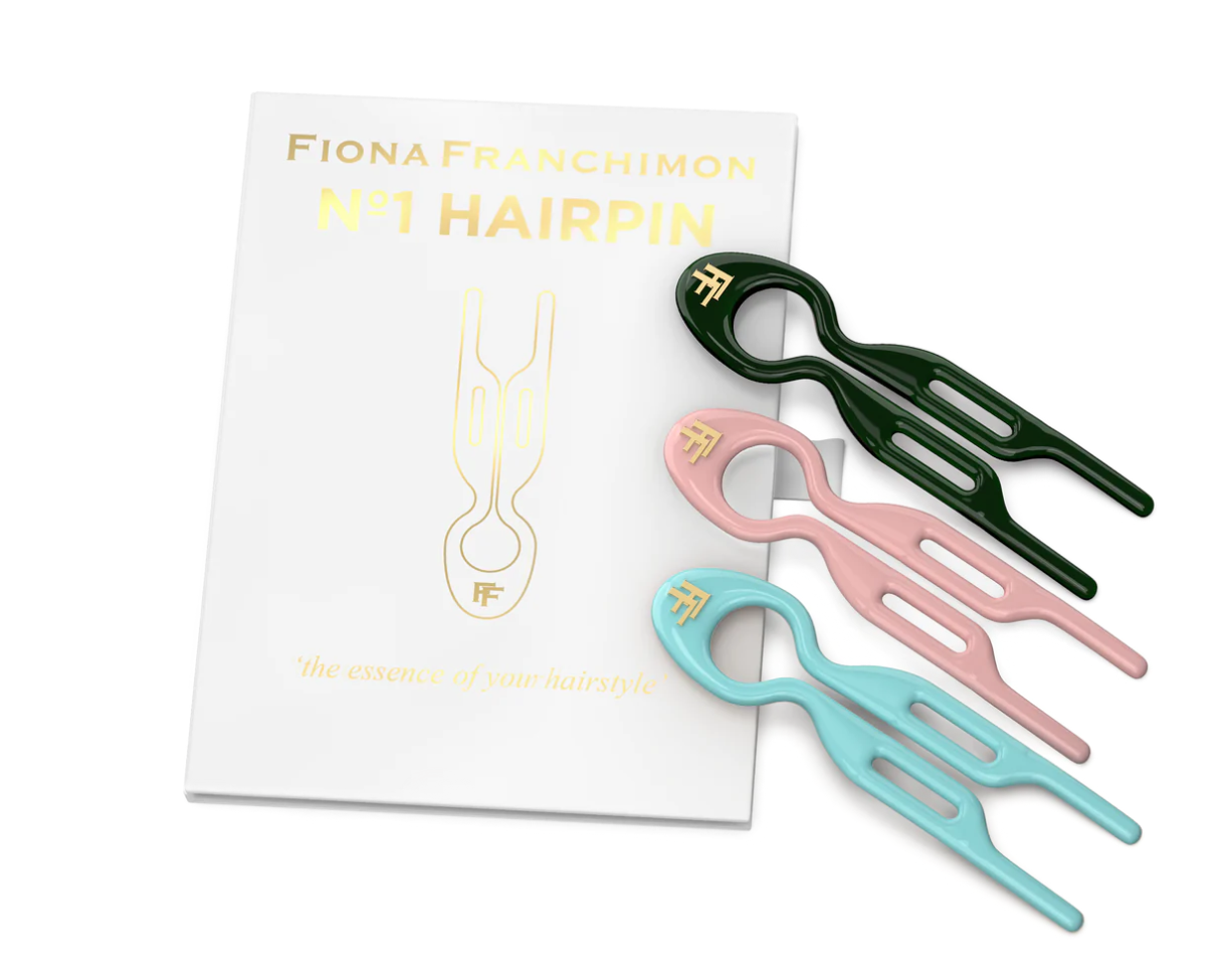 Nº 1 HAIRPIN | Set Seashell Pink, Tantalizing Blue & Emerald Green