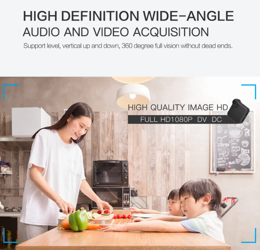 ミニカメラIPHD 1080p,ワイヤレスセキュリティデバイス,音声ビデオ,wifi,監視,携帯電話