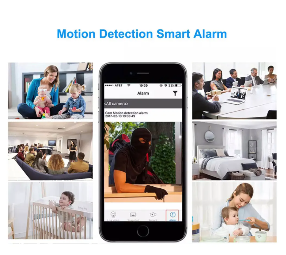 ミニHDカメラ,1080p,wifi,マイクロ,ワイヤレスモジュール,ビデオレコーダー,カード,128GB