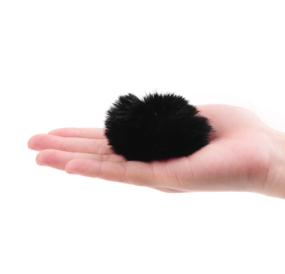 Clip-on Lavalier Microphone Windscreen Furry Windshield Mic Muff Compatible with Boya M1 and Other Most Lapel Microphones