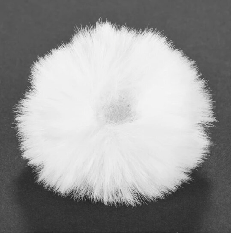 Clip-on Lavalier Microphone Windscreen Furry Windshield Mic Muff Compatible with Boya M1 and Other Most Lapel Microphones