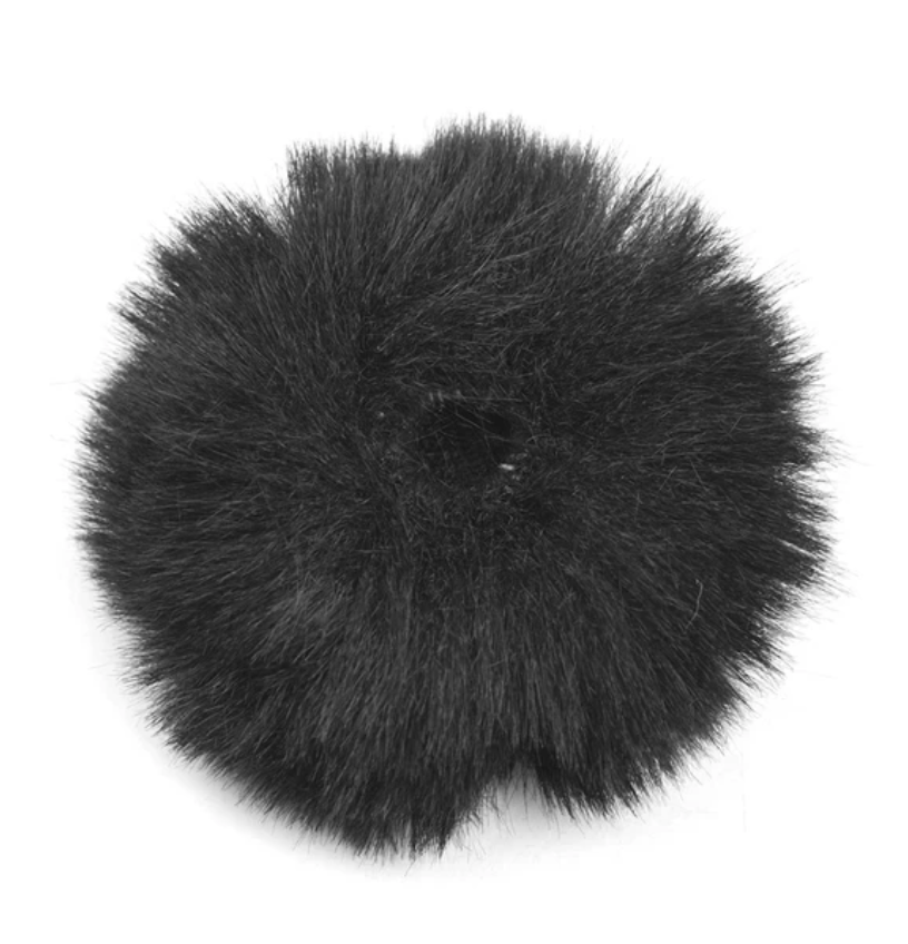 Clip-on Lavalier Microphone Windscreen Furry Windshield Mic Muff Compatible with Boya M1 and Other Most Lapel Microphones