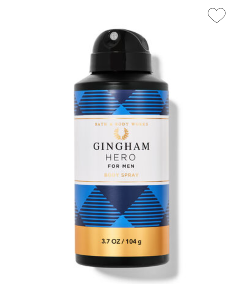 Bath & Body Works Body Mist Gingham Hero