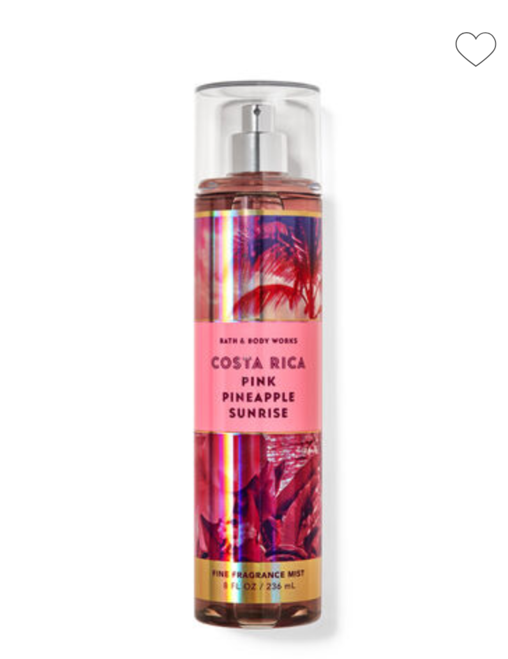 Bath & Body Works Body Mist Pink Pineapple Sunrise