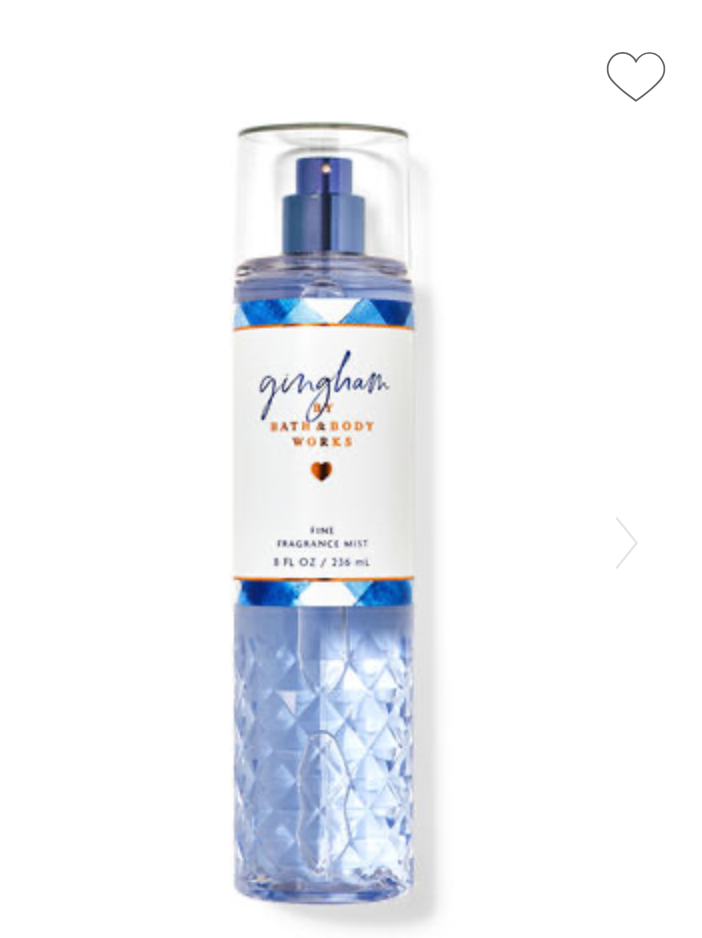 Bath & Body Works Body Mist Gingham