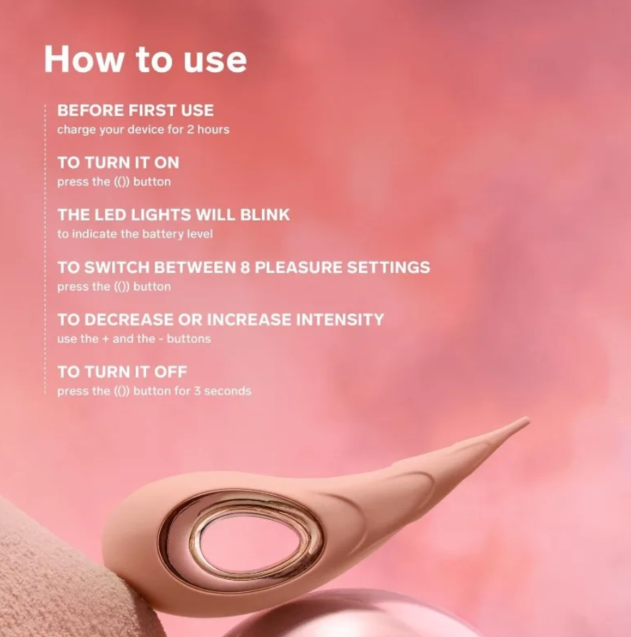 LELO DOT Cruise High Frequency Clitoral Vibrator with Elliptical Motion 8 Pinpoint Vibrator Erotic Sex Toys for Women