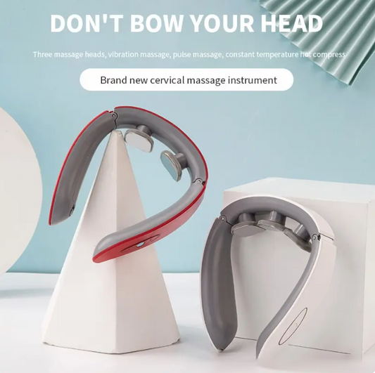 振動マッサージ機,多機能,ホットコンプレッション,首と肩,電気モーター,牽引マッサージャー