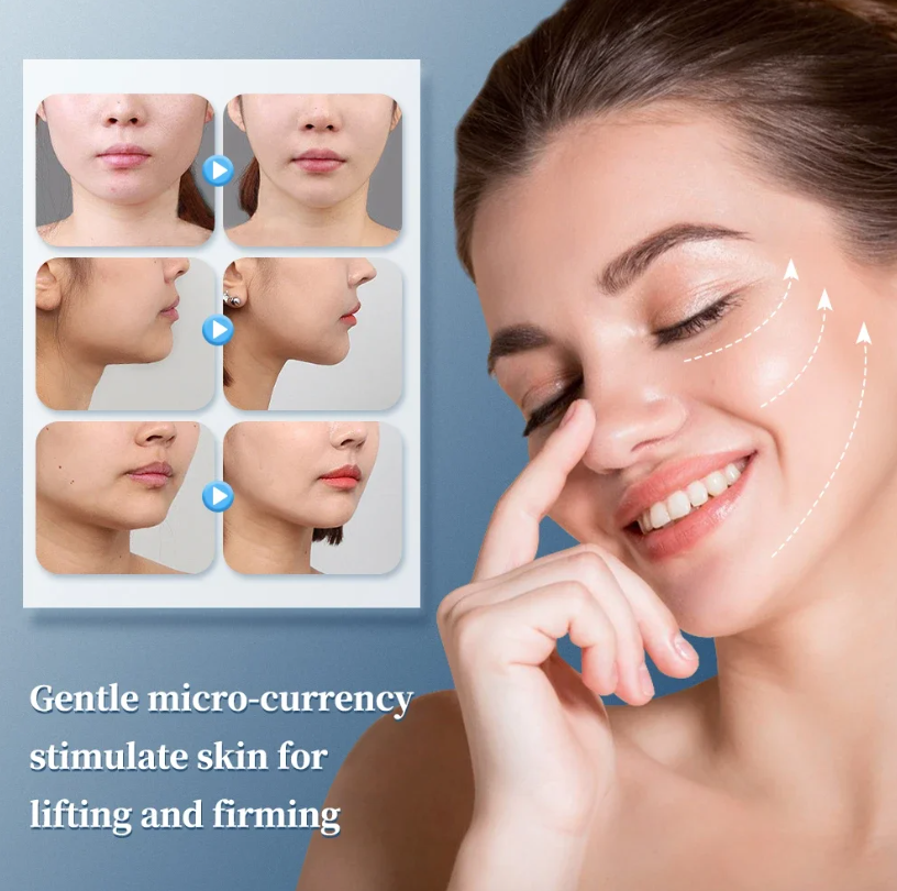 フェイス,しわ防止,スキンケア,美容ヘルス用のマイクロカレントフェイシャルマッサージャー