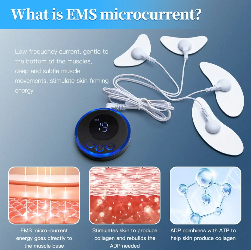 フェイス,しわ防止,スキンケア,美容ヘルス用のマイクロカレントフェイシャルマッサージャー