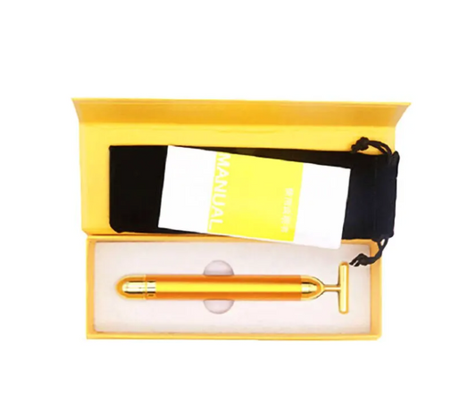 フェイシャルマッサージャー,フェイシャルケア用の三角形のフェイシャルアクセサリー,フェイシャルケア,24k