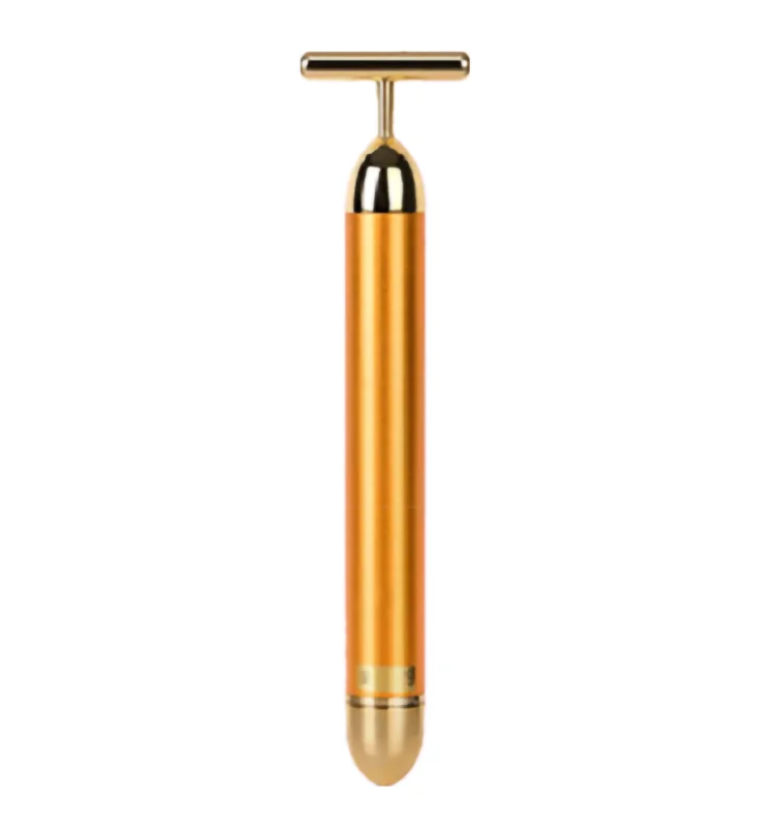 フェイシャルマッサージャー,フェイシャルケア用の三角形のフェイシャルアクセサリー,フェイシャルケア,24k