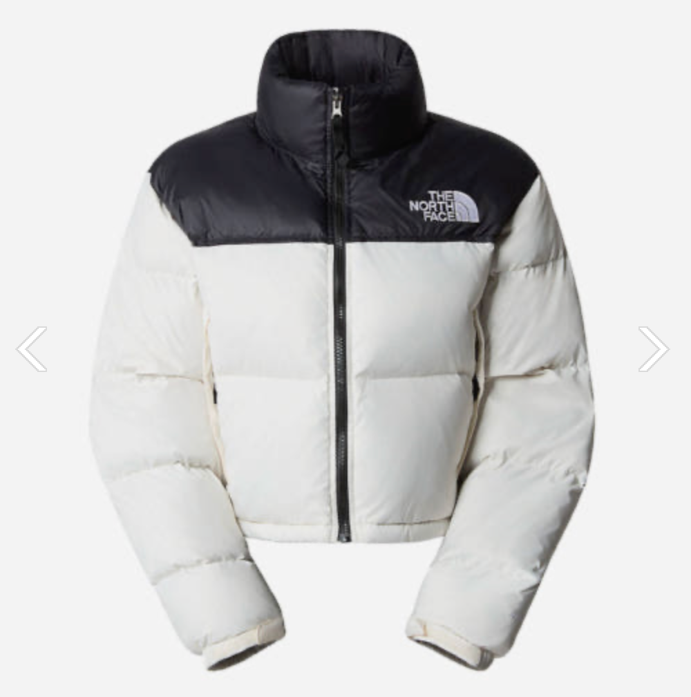 THE NORTH FACE Short nupsi Down White
