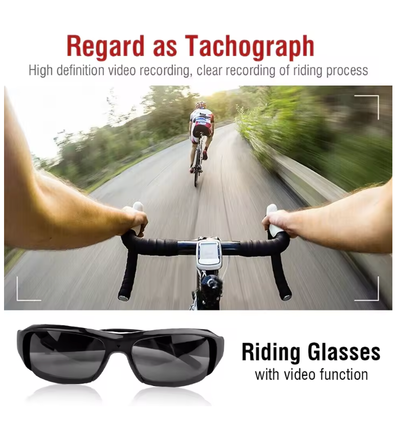 Wearable HD 1080P Mini Glasses Camera Portable Outdoor Security Sports DV DVR Video Recorder Surveillance Camcorder For Driving サングラス型カメラ 防犯カメラ セキュリティカメラ スパイカメラ