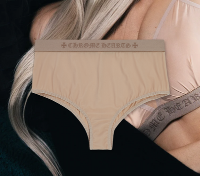 CHROME HEARTS NUDE HIGH WAISTED BRIEF