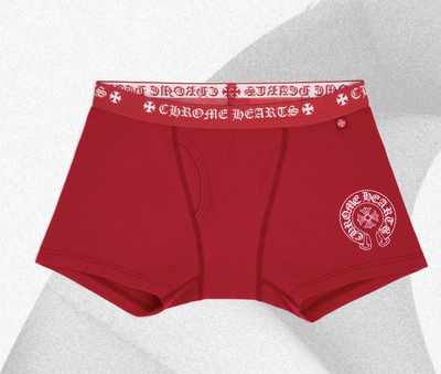 CHROME HEARTS BOXER BRIEF - SHORTS RED