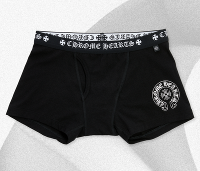 CHROME HEARTS BOXER BRIEF - SHORTS BLACK/WHITE