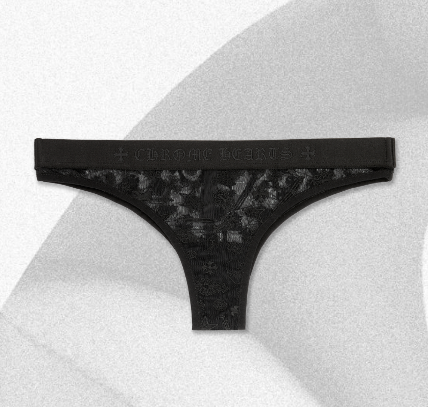 CHROME HEARTS LACE THONG