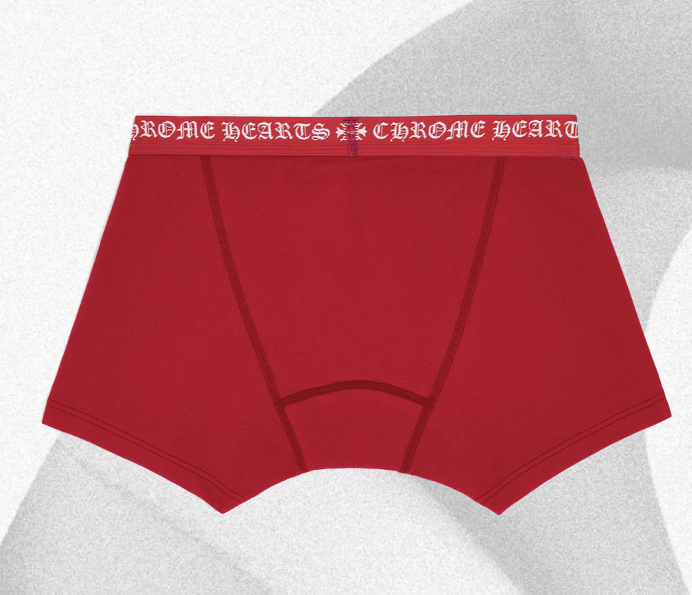 CHROME HEARTS BOXER BRIEF - SHORTS RED