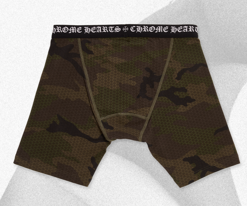 CHROME HEARTS BOXER BRIEF - LONG CAMO