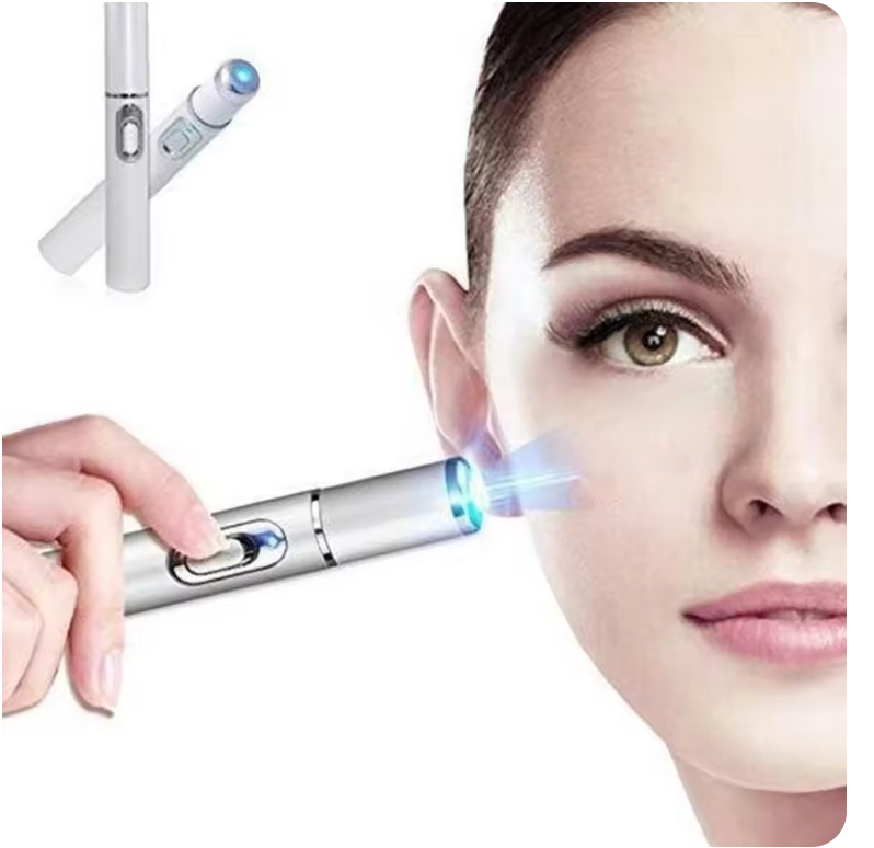 Blue Light Therapy Acne Laser Pen LED Face Light Therapy For Scar Wrinkle Removal Treatment Device Skin Care Beauty Equipment