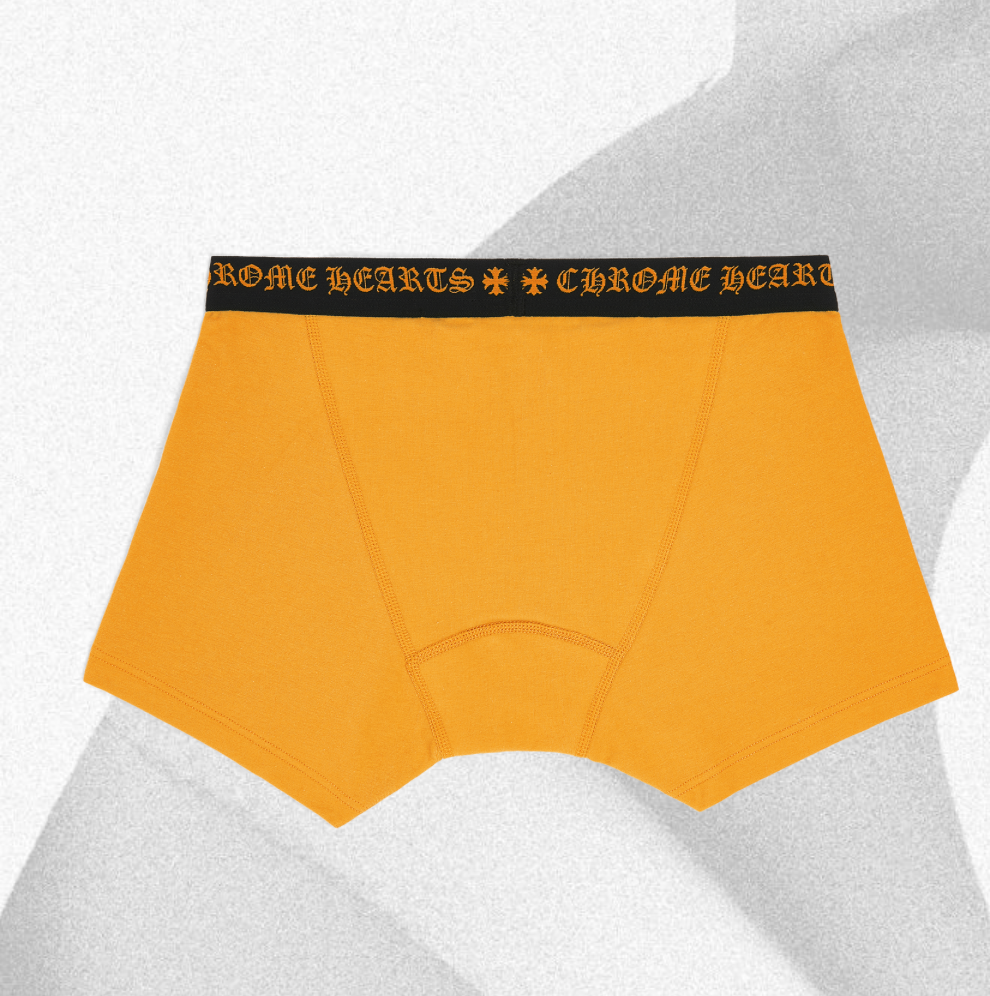 CHROME HEARTS BOXER BRIEF - SHORTS YELLOW