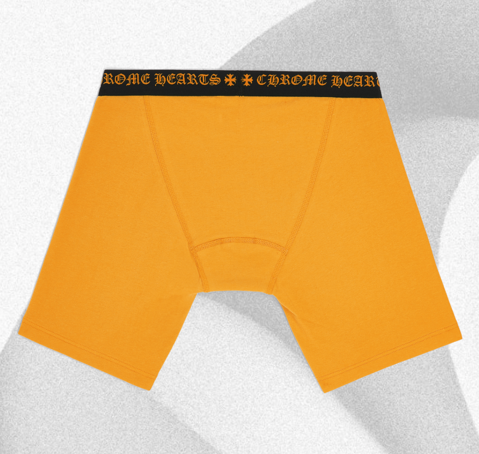 CHROME HEARTS BOXER BRIEF - LONG YELLOW