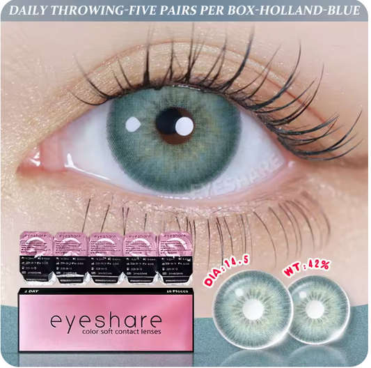 YOUPLUS lens カラコン ワンデー 1day HOLLAND-BLUE 高発色レンズ 送料無料