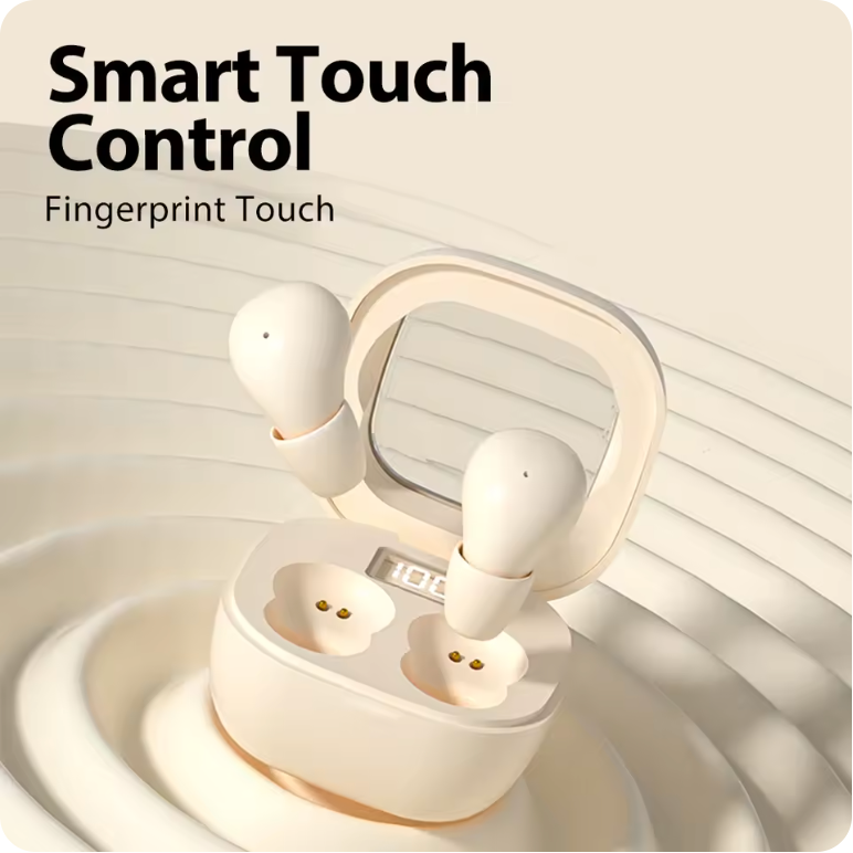 ノイズリダクション付きインビジブルミニヘッドセット,ワイヤレス,hifiステレオ,tws,bluetooth 5.3,iPhoneおよびXiaomi用イヤホン