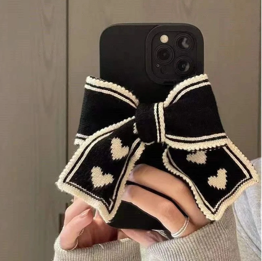 YOUPLUS 大きなリボン付き 可愛いiPhonecase