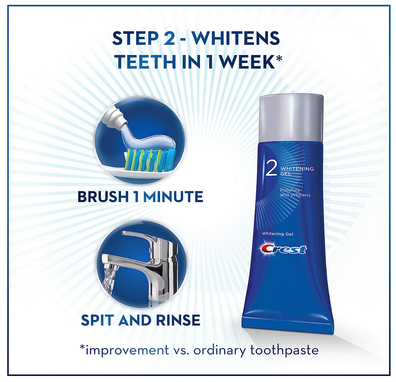 Crest Pro-Health Gum Detoxify + Whitening Two- Step Toothpaste, 4.0 and 2.3 oz