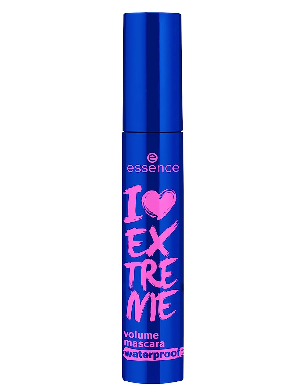 essenza | I Love Extreme Volume Mascara Waterproof | Senza parabeni | Senza crudeltà | Nero (confezione da 1, impermeabile)