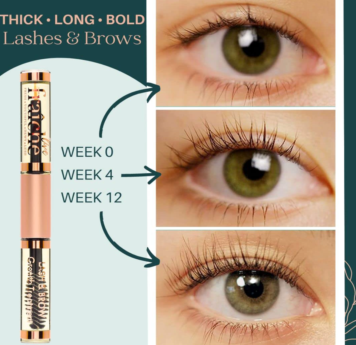 USDA Organic Castor Oil for Eyelashes and Eyebrows - All Natural Cold Pressed Castor Oil Eyelash Growth Serum with Mascara Tube - Caster Oil Eyebrow Growth Serum Eyelash Conditioner Lash Boost Serum