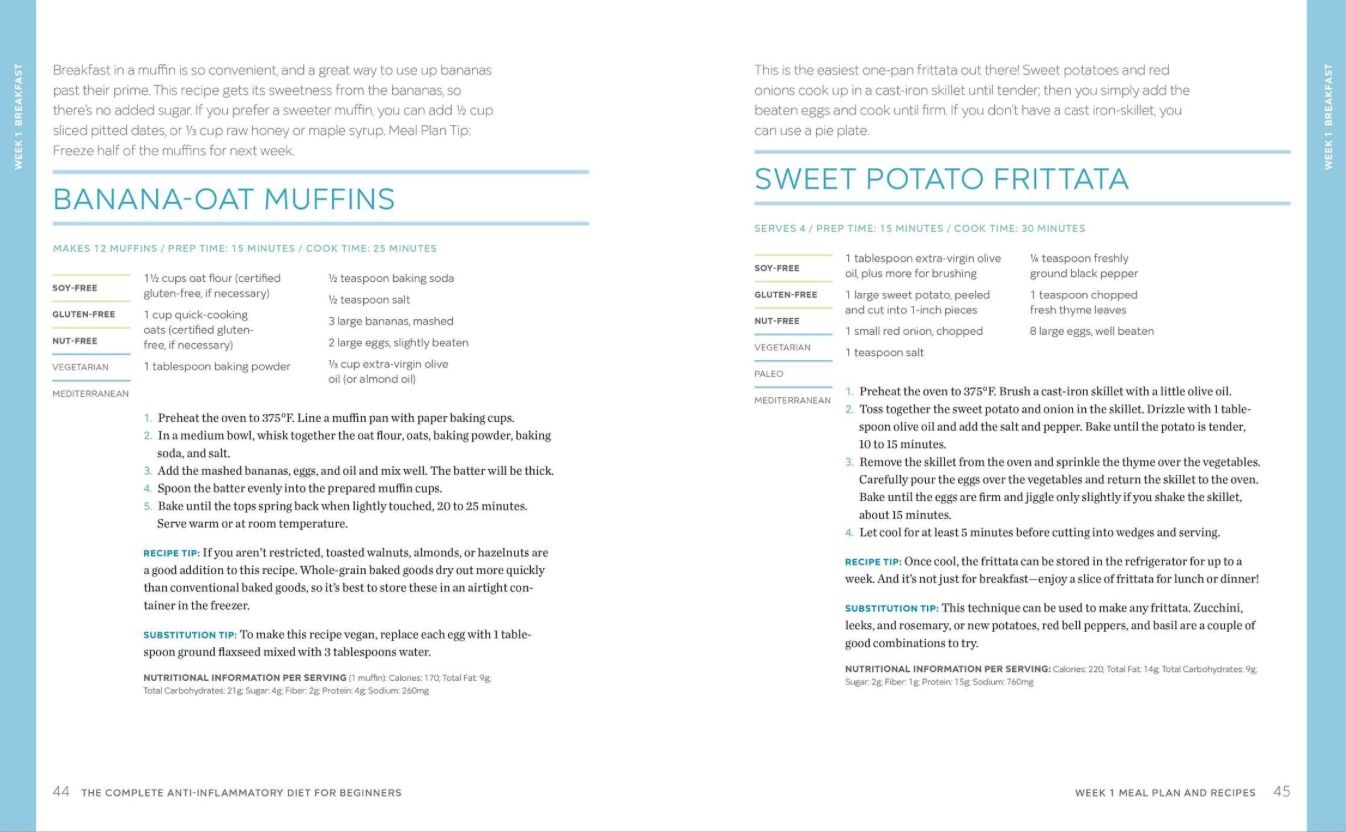 La dieta antinfiammatoria completa per principianti: un piano alimentare senza stress con ricette facili per curare il sistema immunitario. Copertina flessibile – 11 aprile 2017