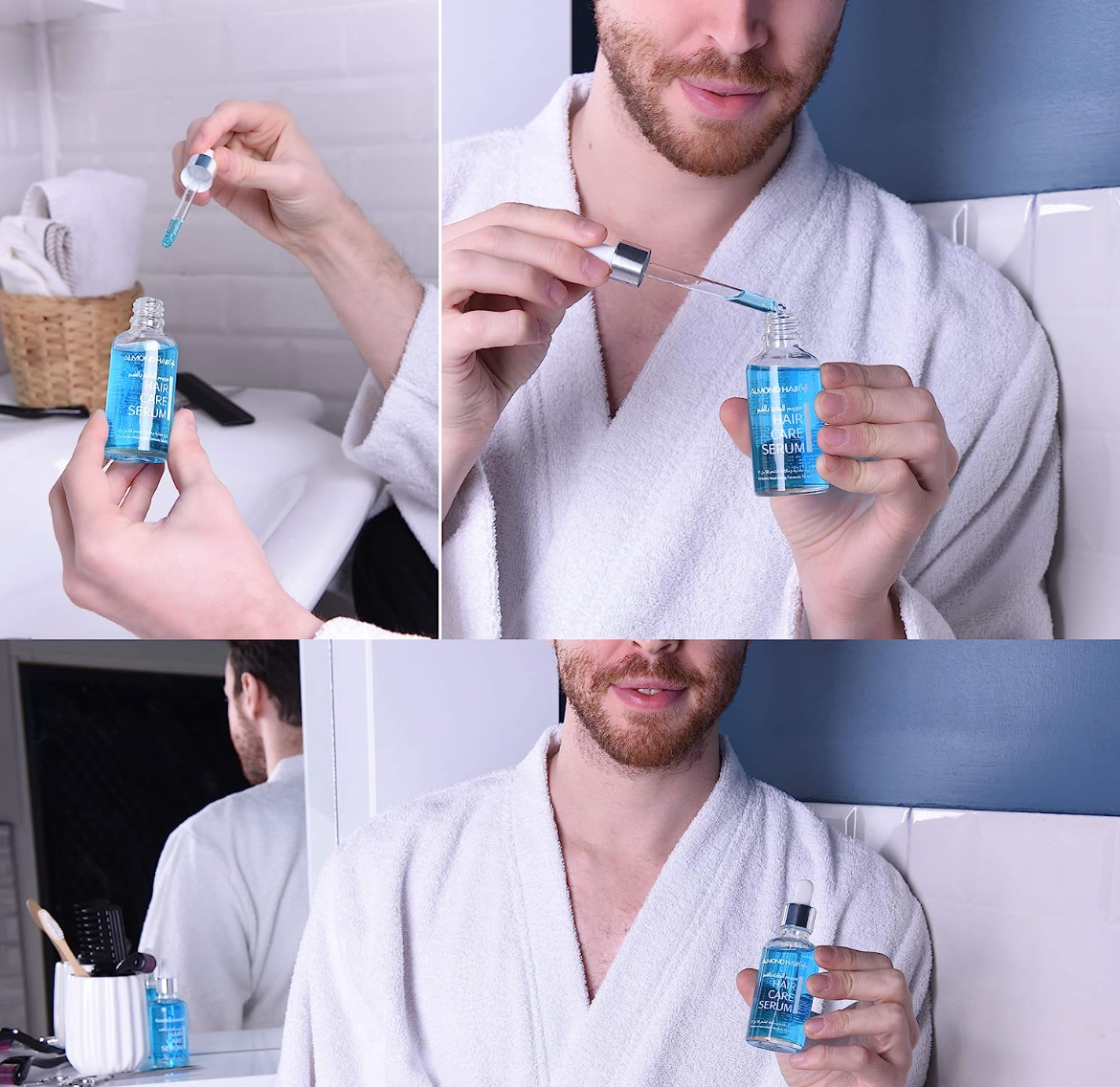 Almond Hair Care Growth Regrowth Serum - Regrowth In Balding And Hair Loss Treatment (Man)