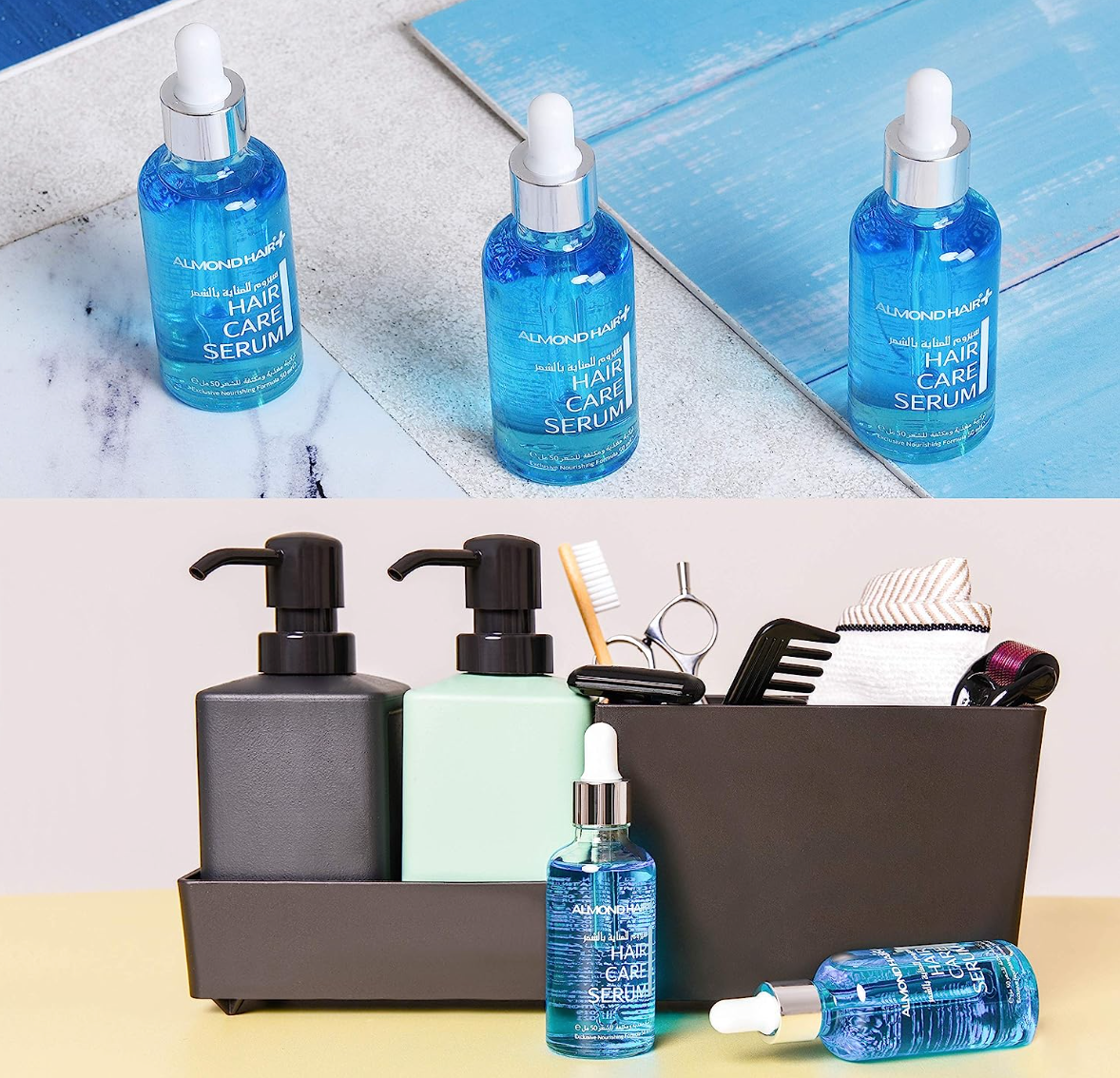 Almond Hair Care Growth Regrowth Serum - Regrowth In Balding And Hair Loss Treatment (Man)