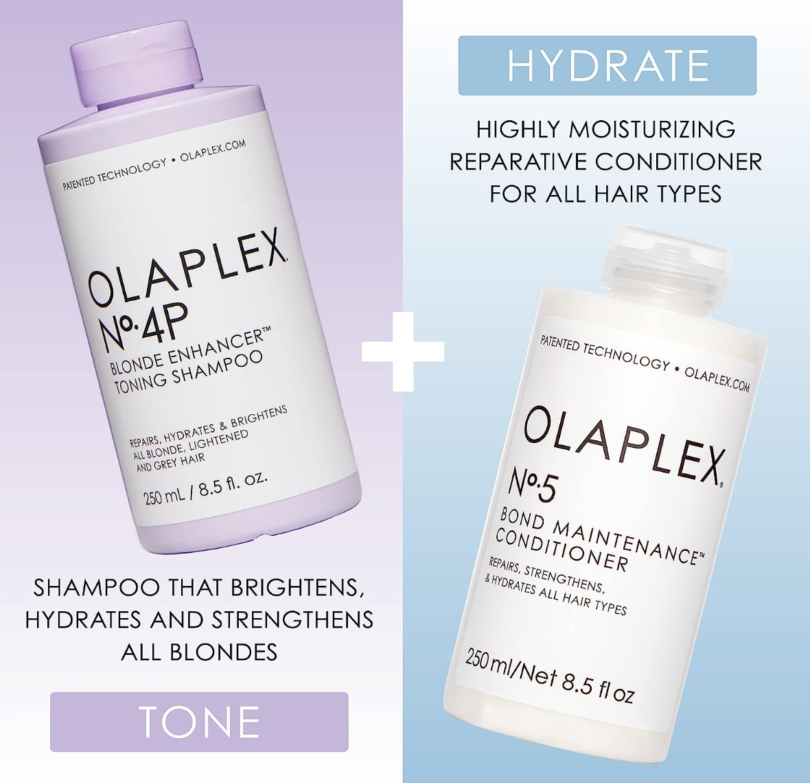 Olaplex No. 4P Blonde Enhancing Toning Shampoo, 8.5 Fl Oz