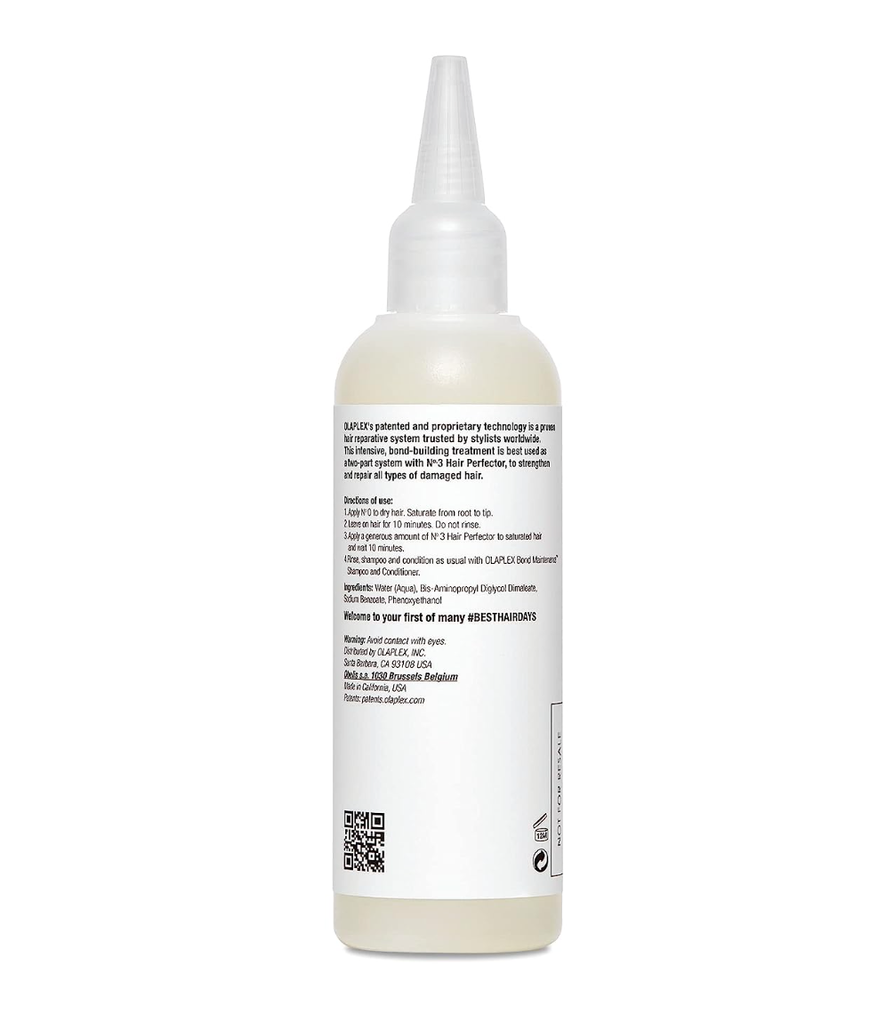 Olaplex No.0 Intensive Bond Building Treatment, White, 5.2 Fl Oz