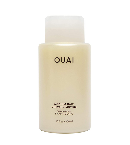 OUAI Medium Shampoo. Super Hydrating Shampoo Nourishes with Babassu and Coconut Oils, Strengthens with Keratin and Adds Shine with Kumquat Extract. No Parabens, Sulfates or Phthalates. 10 oz