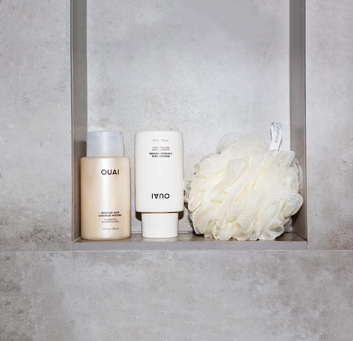 OUAI Medium Shampoo. Super Hydrating Shampoo Nourishes with Babassu and Coconut Oils, Strengthens with Keratin and Adds Shine with Kumquat Extract. No Parabens, Sulfates or Phthalates. 10 oz