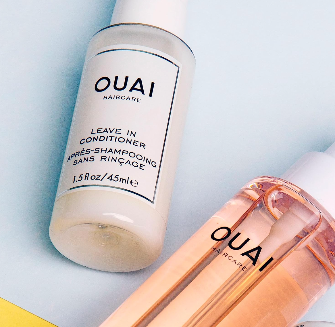 OUAI Leave-In Conditioner. Multitasking Mist that Protects Against Heat, Primes Hair for Style, Smooths Flyaways, Adds Shine and Detangles. Free from Parabens, Sulfates and Phthalates (4.7 oz)