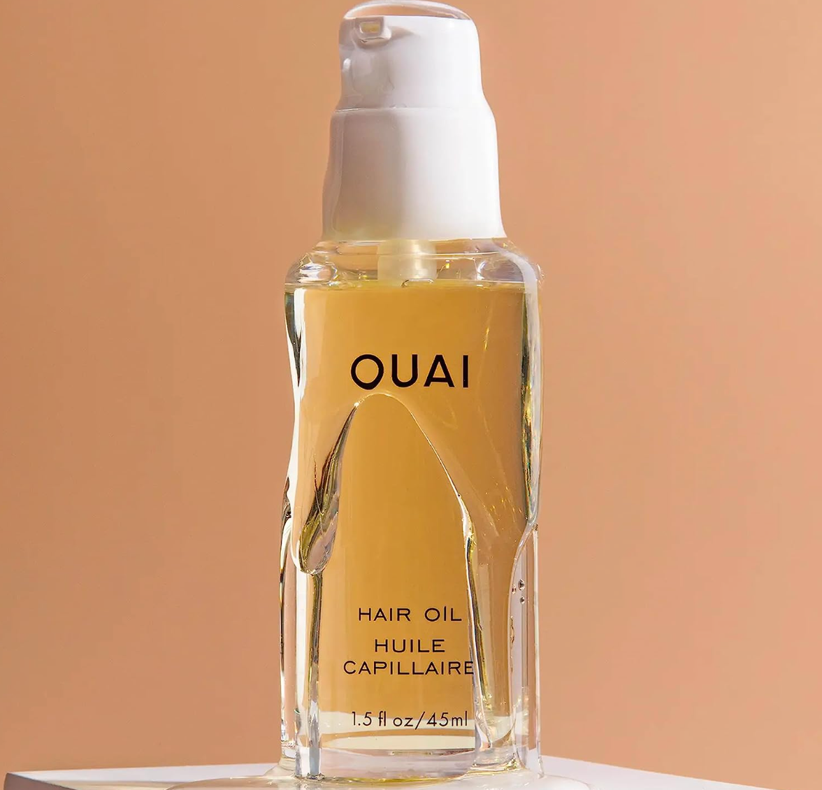 OUAI Hair Oil, Multitasking Oil Protects from UV/Heat Damage and Frizz, Adds Mega Shine and Smooths Split Ends. Safe for Colored Hair. Free from Parabens, Sulfates and Phthalates (1.5 oz)