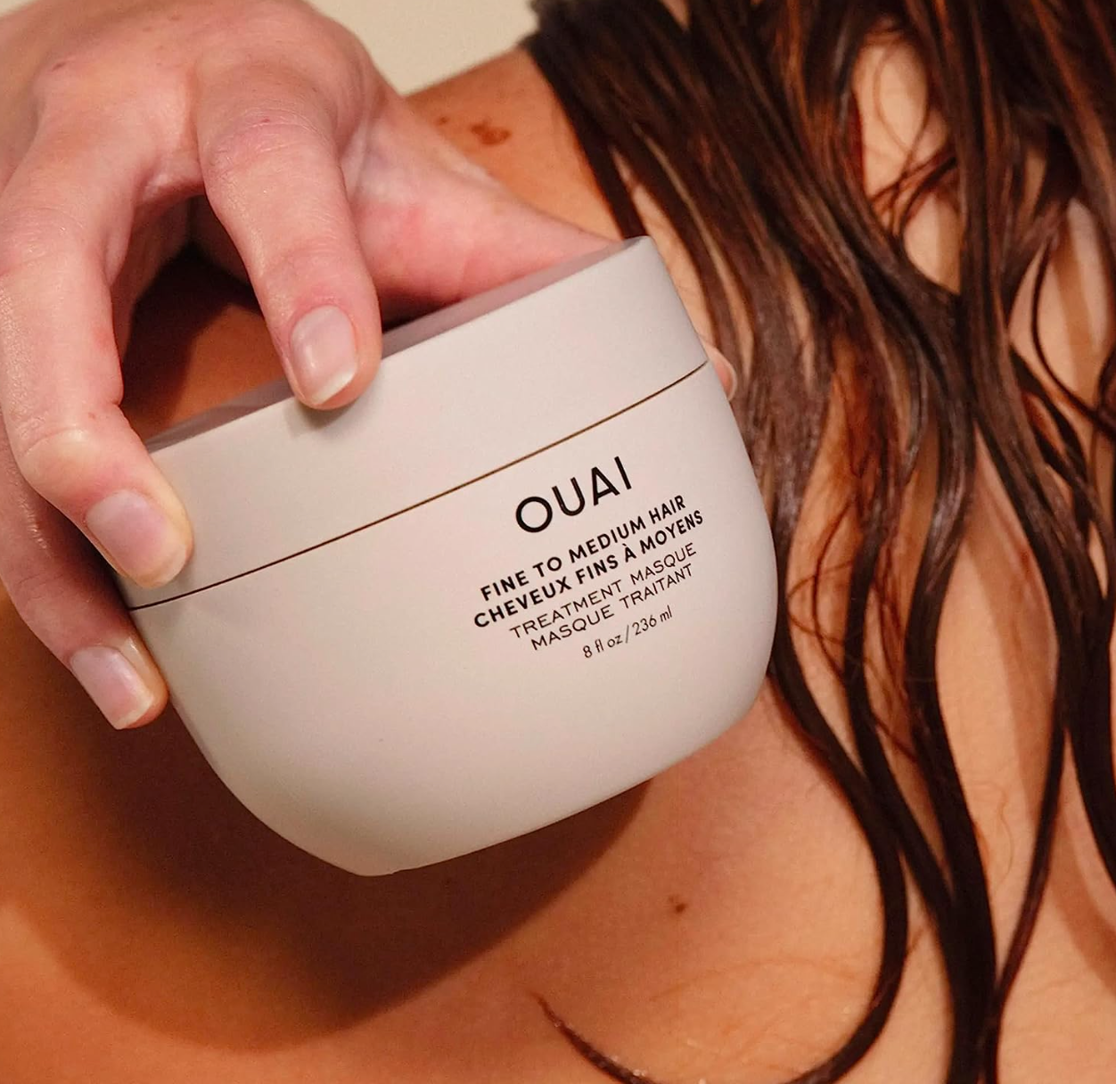 OUAI Repair and Restore Treatment Masque with the Deeply Moisturizing Hair. Leave Hair Feeling Soft, Smooth and Strong. Free from Parabens and Phthalates, 8 Fl Oz
