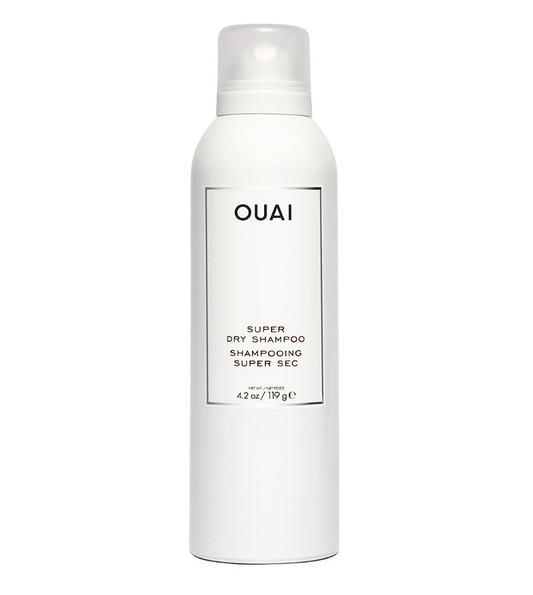 OUAI Super Dry Shampoo. Cleanse, Remove Product Buildup and Refresh Hair without Water. Adds Instant Volume and Shine to Fine, Oily Hair. Free from Parabens and Sulfates (4.2 Oz)