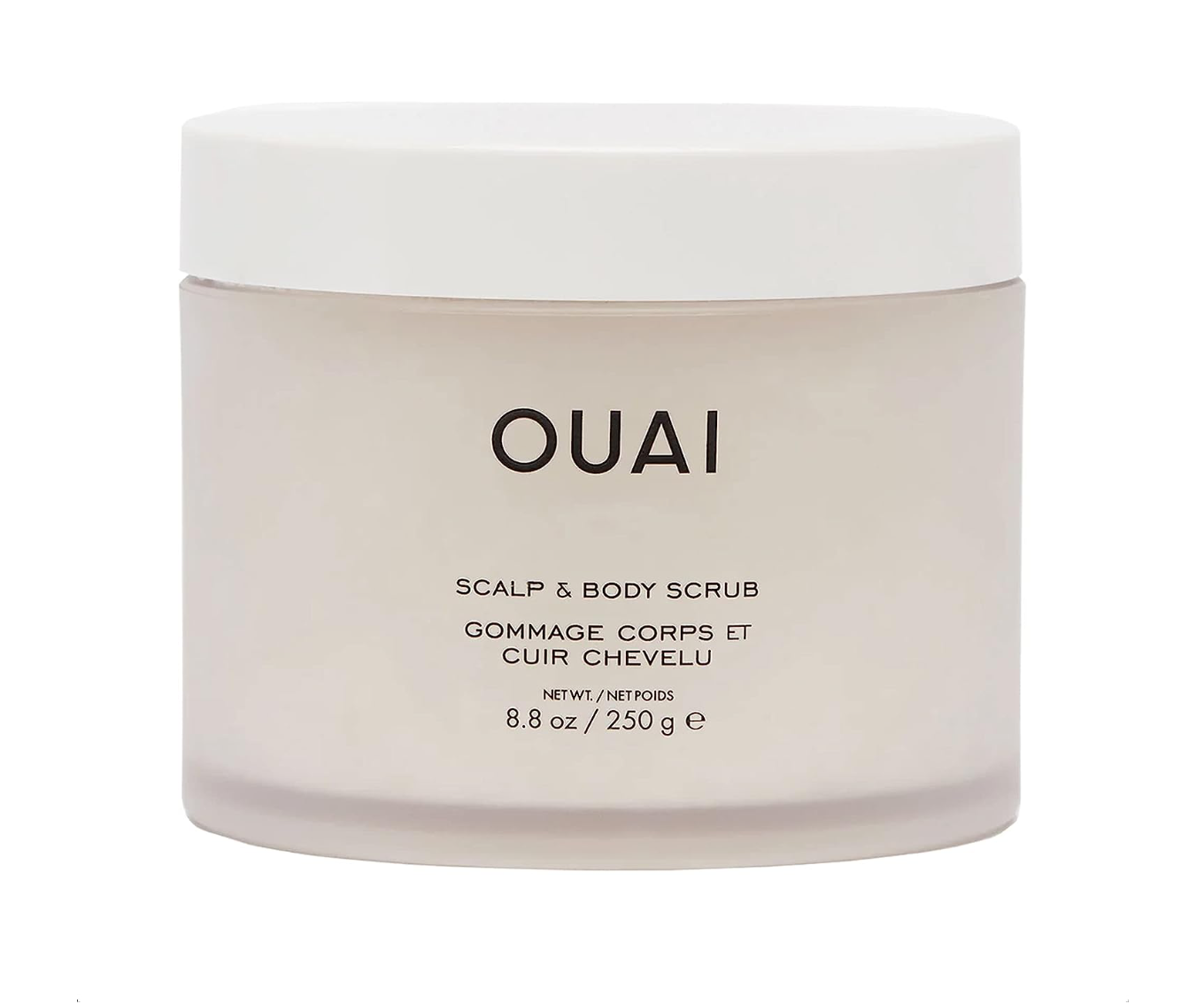 OUAI Scalp & Body Scrub. Deep-Cleansing Scrub for Hair and Skin that Removes Buildup, Exfoliates and Moisturizes. Made with Sugar and Coconut Oil. Free from Parabens, Sulfates and Phthalates (8.8 Oz)